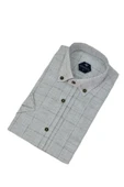 Erkek Klasik Tek Cepli Kısa Kol Gömlek BGL-ST04556 thumbnail 2