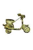 Retro Rüzgarı Scooter Broş thumbnail 4