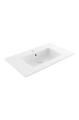 Milano Etajerli Lavabo 80 cm Parlak Beyaz 1113-001-0126 - 1