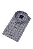 Erkek Klasik Ekose Kısa Kol Gömlek 9470 BGL-ST04578 thumbnail 3