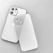 İphone 11 0,2 mm Buzlu Ultra ince Yumuşak Silikon Kamera Korumalı Slim Kılıf - 1