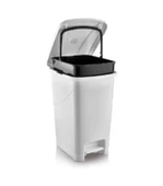 Omnipazar SRL-3030 Slim Pedallı Plastik Çöp Kovası İç Kovalı 40 lt thumbnail 3