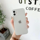 İphone 11 0,2 mm Buzlu Ultra ince Yumuşak Silikon Kamera Korumalı Slim Kılıf - 2