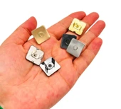 Angel Çanta Aksesuar Kare Model Çanta Mıknatısı Light Gold Renk - 2