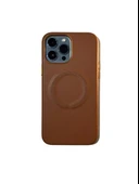 İphone 14 Pro Max Magsafe Leather Kapak Kılıf - 5