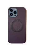 İphone 14 Pro Magsafe Leather Kapak Kılıf - 1
