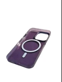 İphone 14 Pro Max Pixel Simli Sert Magsafe Kapak Kılıf thumbnail 3