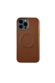 İphone 14 Pro Magsafe Leather Kapak Kılıf - 4