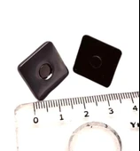 Angel Çanta Aksesuar Kare Model Çanta Mıknatısı Füme Renk - 1