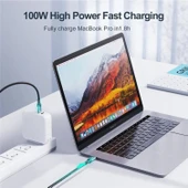 Joyroom 100W Type-C'den Type-C Örgü Şarj Ve Data Kablosu 3 Metre - 3