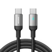 Joyroom 100W Type-C'den Type-C Örgü Şarj Ve Data Kablosu 3 Metre - 1