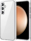 Samsung Galaxy S23 FE Kılıf Crystal Sert MagSafe Özellikli Şeffaf thumbnail 1