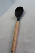 Ivory Bambu Saplı Silikon Kaşık - 1