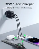 Joyroom TCF10 1 Usb 2 Type-c Çıkışlı 32w Şarj Adaptörü - 3