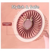 Taşınabilir Mini Klips Bebek Arabası Fanı, Fan Elektrikli Soğutma Hava Sirkülatöründe 360 Derece Dönebilen Klips - 3