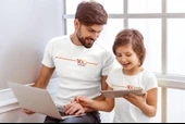 2'li Göztepe 100. Yıl - Şan Şeref Dolu 100 Yıl Kısa kollu bisiklet yaka t-shirt Baba Oğul - 1