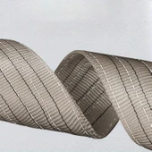 Polyester Sapan Spanzet 6 Ton 3 Metre Kahve Sağlam Yük Kaldırma Taşıma İndirme Halat - 4