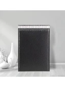 Patpatlı Balonlu Kargo Poşeti, Bantlı Siyah E Ticaret Poşeti 50 Adet 25X35+5 - 3