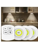 Winnboss Dekoratif Led Spot Lamba Kumandalı Yuvarlak Pilli 3 Lü WN-1186 - 1