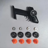 1:16 Hızlı Drift Şarjlı Siyah Spor Araba 4x4 RC Uzaktan kumandalı Yarış Aracı 40 Km/s Hızında Hediyelik Oyuncak - 4