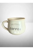 Seramik Kupa Bardak COFFEE Desenli 150 cc - 3