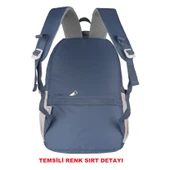 Relaxion Lila 2059 Su Geçirmez Astarlı Kumaş Sırt Çantası - 4