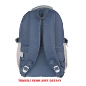 Relaxion Lila 2059 Su Geçirmez Astarlı Kumaş Sırt Çantası - 3