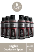 Jagler Deodorant Sport 150 ml 6 Adet - 1