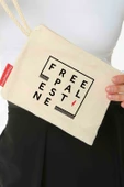 Traditional Palestine Watermelon "Free PALESTINE" Digital Printed Clutch Zipper Handbag 20*15 cm B320014 - 1