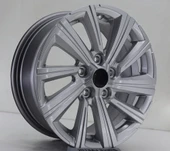 R1 Wheels 16 inç 5*112 ET40 Metalik Gri Jant Takımı (J-3557) - 1