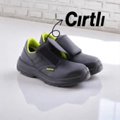 İş Ayakkabısı Deri Çelik Burunlu Kaymaz Tabanlı Güvenlik Kaynak Ayakkabıları S3 Cırtlı 41 Numara thumbnail 3