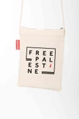 Geleneksel Filistin "free Palestıne" Dijital Baskılı Askılı Kanvas Bez Fermuarlı Çanta 18*25 Cm B330014 - 1