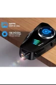 Q28 2x 2 Eşleşmeli Motosiklet Kask Bluetooth Kulaklık 1080p Kamera Su Geçirmez Intercom - 5