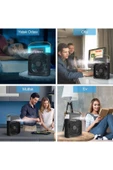 Taşınabilir Işıklı 5 Spreyli Vantilatör Buzlu Buharlı Vantilatör Mini Fan Nemlendirici - 6