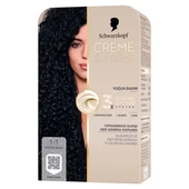Schwarzkopf Creme Supreme Saç Boyası Soğuk Siyah 1-1 - 1
