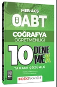 İndeks Akademi 2025 ÖABT MEB-AGS Coğrafya Öğretmenliği 10 DenemeX Çözümlü İndeks Akademi Yayınları - 1