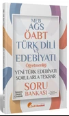 Özdil Akademi ÖABT MEB-AGS Türk Dili ve Edebiyatı Yeni Türk Edebiyatı Sorularla Tekrar Soru Bankası Çözümlü - Yekta Özdil Özdil Akademi Yayınları - 1