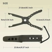 Shufa Balık Tutma Maşası 23Cm Kılıflı Bele Takılabilen - 8