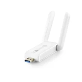 Usb Wıfı Adaptor Ac650 2.4Ghz&5Ghz Rtl8812Bu Wifi5 Beyaz UAC27D - 1