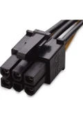 Sata Power 15 Pin (Erkek) To 6 Pin Atx (Erkek) Power Kablo - 2