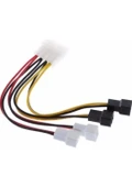 Net Dünya Molex 4 Pin To 3 Pin Fan Konnektör Soket Çevirici Kablo - 3