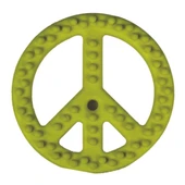 Kedi Köpek Diş Temizleyici Kaşıyıcı Sert Silikon Tırtıklı Yüzeyli Pet Oyuncağı Peace Bone - 2
