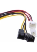 Net Dünya Molex 4 Pin To 3 Pin Fan Konnektör Soket Çevirici Kablo - 2