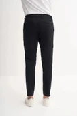 Cazador Jogger Dokuma Düz Paça Cepli Pantolon Siyah 0001 - 4