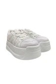 Aybaak 5007 Yüksek Dolgu Topuk Kadın Ayakkabı Sneaker - 7
