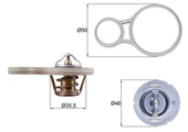 TERMOSTAT MINI R50 R52 R53 - 1