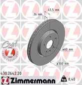 ÖN FREN AYNASI ASTRA K 15 16 İNÇ / 5 DELİK 300x26x5DL HAVALI - 1