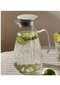 Perotti 16391 Savio Sürahi Borosilikat Metal Kapaklı 2200ml - 2