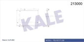 RADYATÖR 206 00 1.4İ-1.6 16V-2.0HDI 90 MEK AC KLİMASIZ 378x536x18 - 1