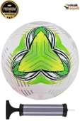 2025 Desenli Tasarım Futbol Topu 4 Astarlı No:5 480 Gr + Pompa Hediyeli X509 - 1